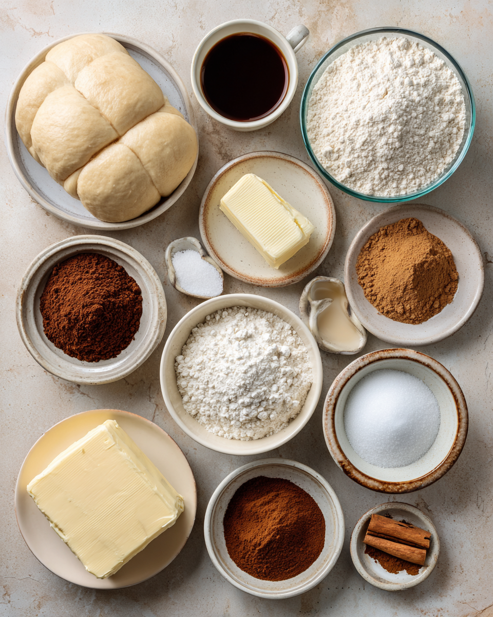 Ingredients for Wake Up to the Sweet Aroma of Coffee Cinnamon Rolls