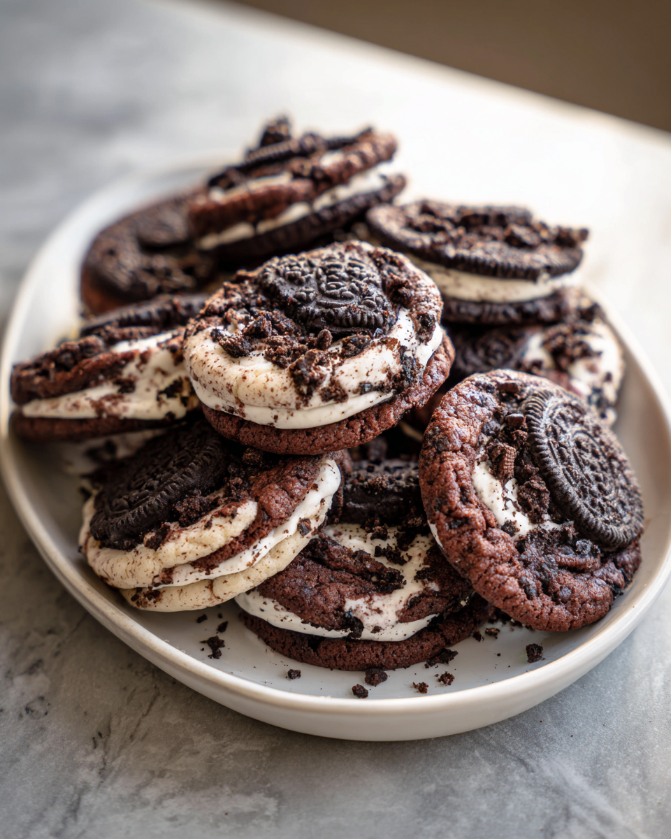 Final dish - Decadence Unleashed: Irresistible Cookies and Cream Cookies