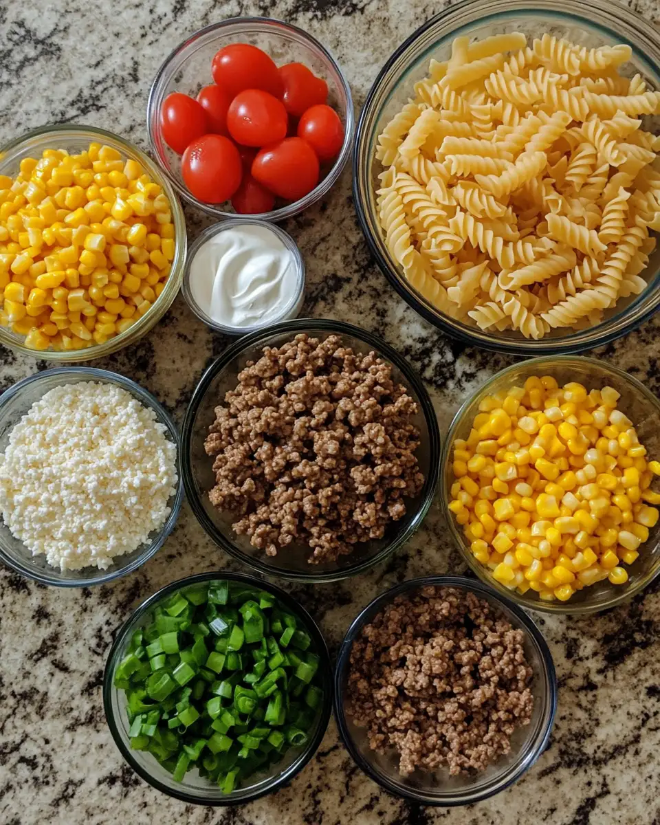 Ingredients for Round Up Your Appetite with Hearty Cowboy Pasta