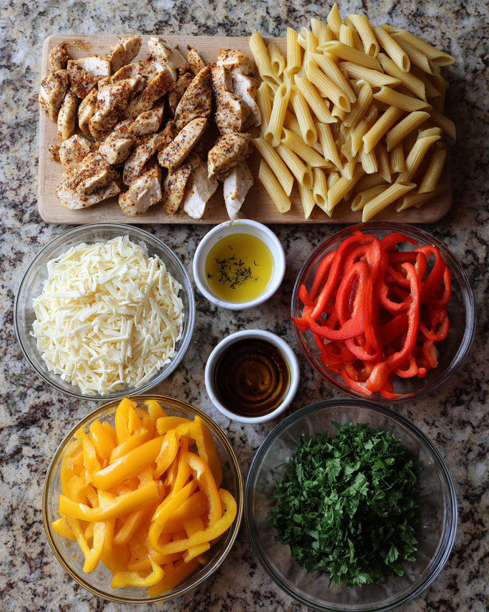 Spice Up Your Dinner with Creamy Cajun Chicken Pasta Delight 4 Ingredients for Spice Up Your Dinner with Creamy Cajun Chicken Pasta Delight
