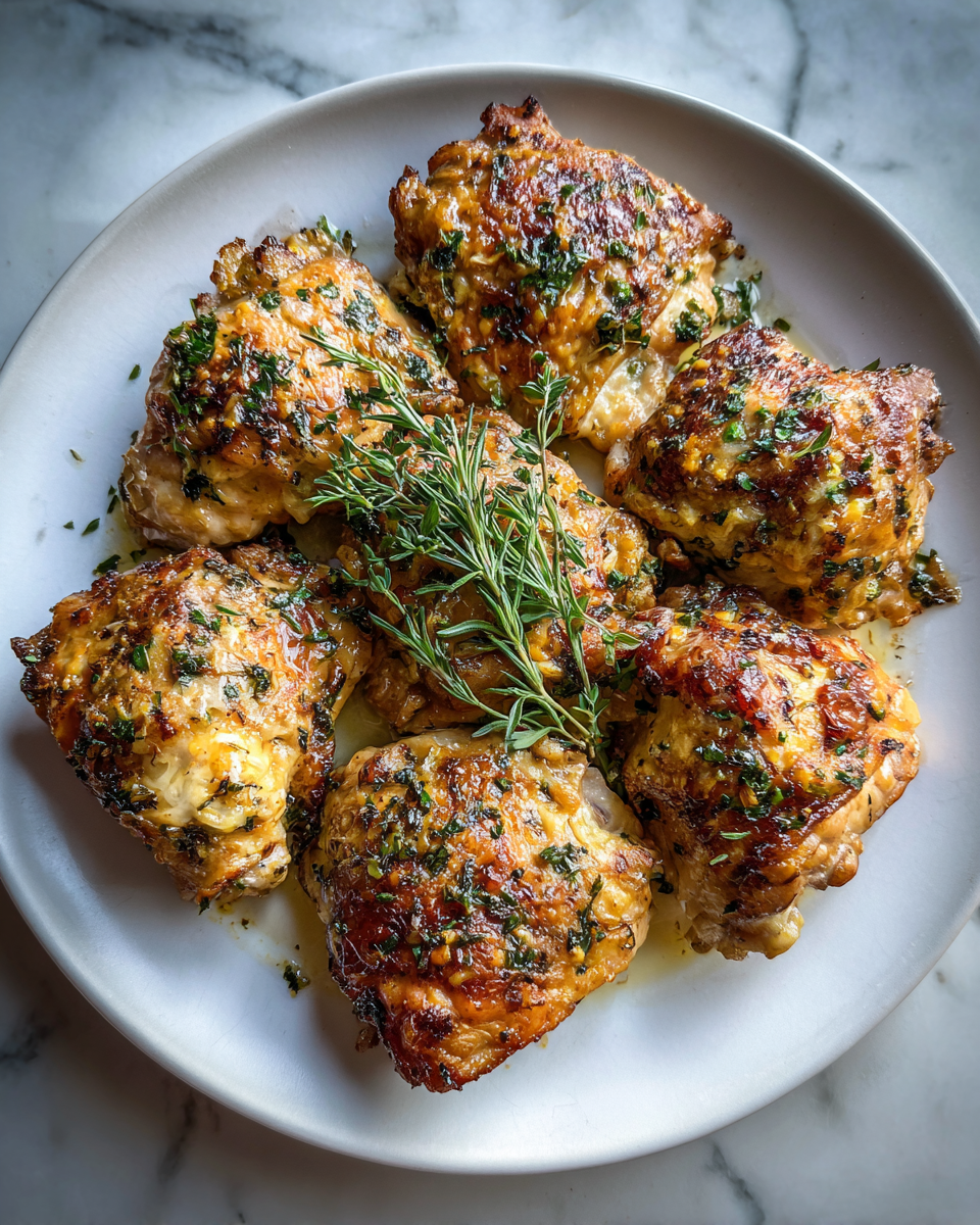 Irresistibly Creamy Oven Baked Chicken Thighs That Will Elevate Your Dinner Game 6 Final dish - Irresistibly Creamy Oven Baked Chicken Thighs That Will Elevate Your Dinner Game