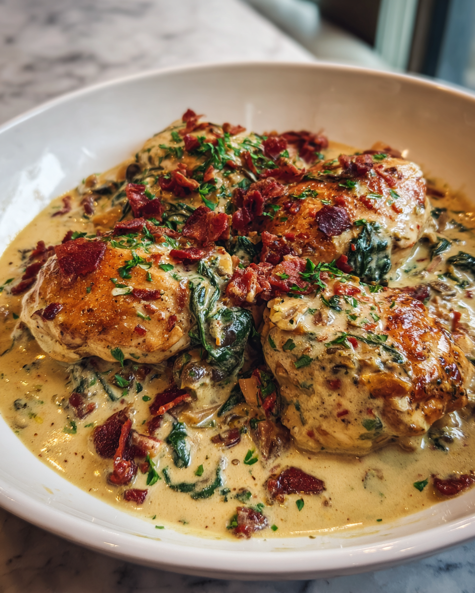 Final dish - Velvety Delight: Indulge in Creamy Tuscan Chicken Skillet Tonight