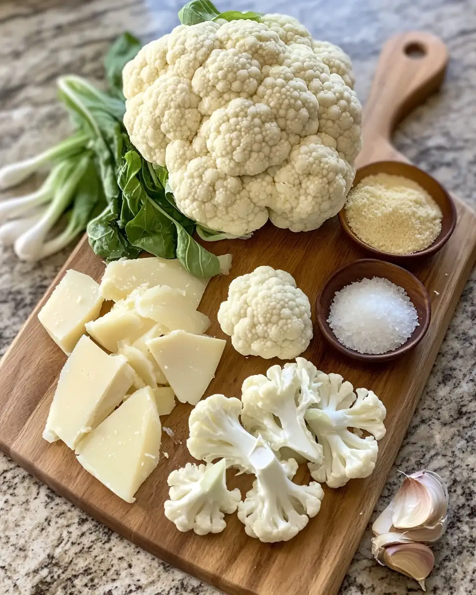 Ingredients for Crispy Parmesan Roasted Cauliflower: The Ultimate Flavor Explosion