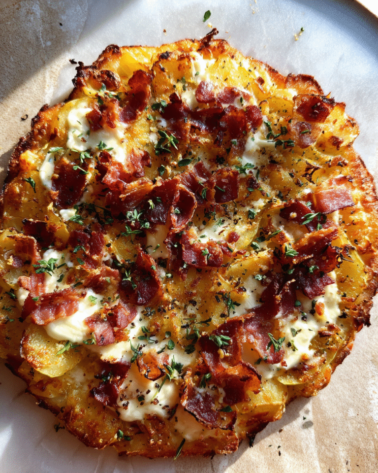 Crispy Smashed Potatoes Pizza: A Crunchy Twist on a Classic Favorite - Featured Image