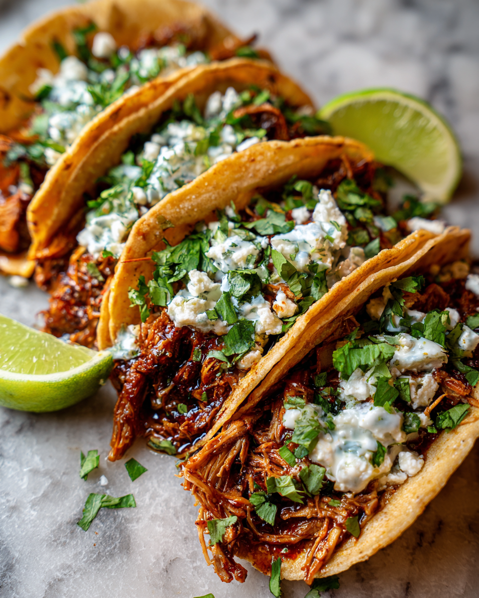 Final dish - Slow-Cooked Sensations: Discover the Ultimate Crock Pot Birria Tacos