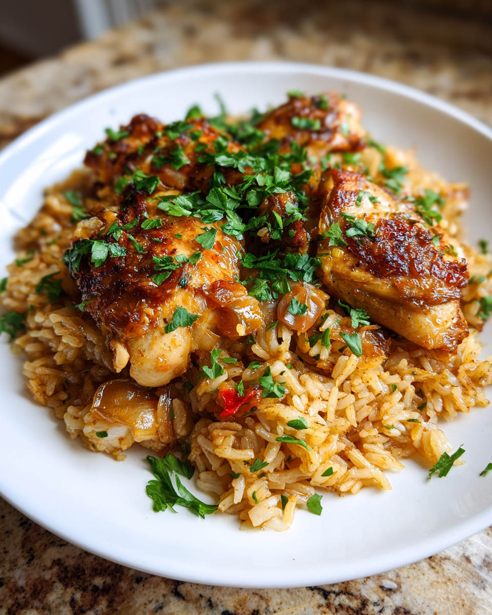 Discover the Magic of Crock Pot No Peek Chicken with Rice 6 Final dish - Discover the Magic of Crock Pot No Peek Chicken with Rice
