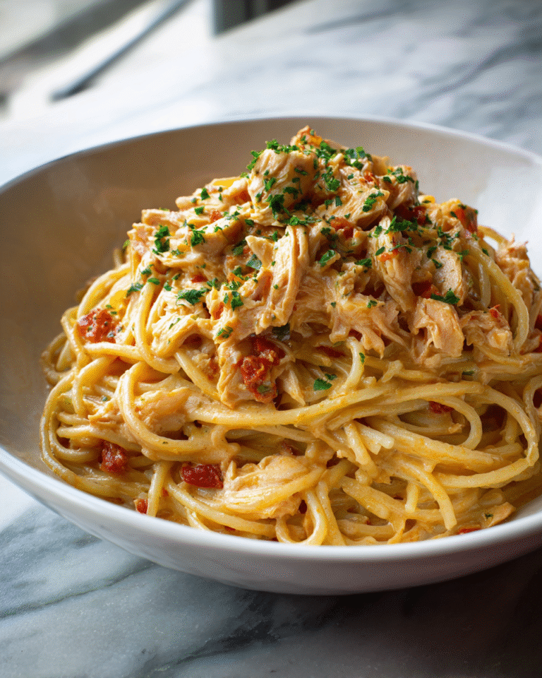 Comfort Meets Convenience: Irresistible Crockpot Chicken Spaghetti - Featured Image