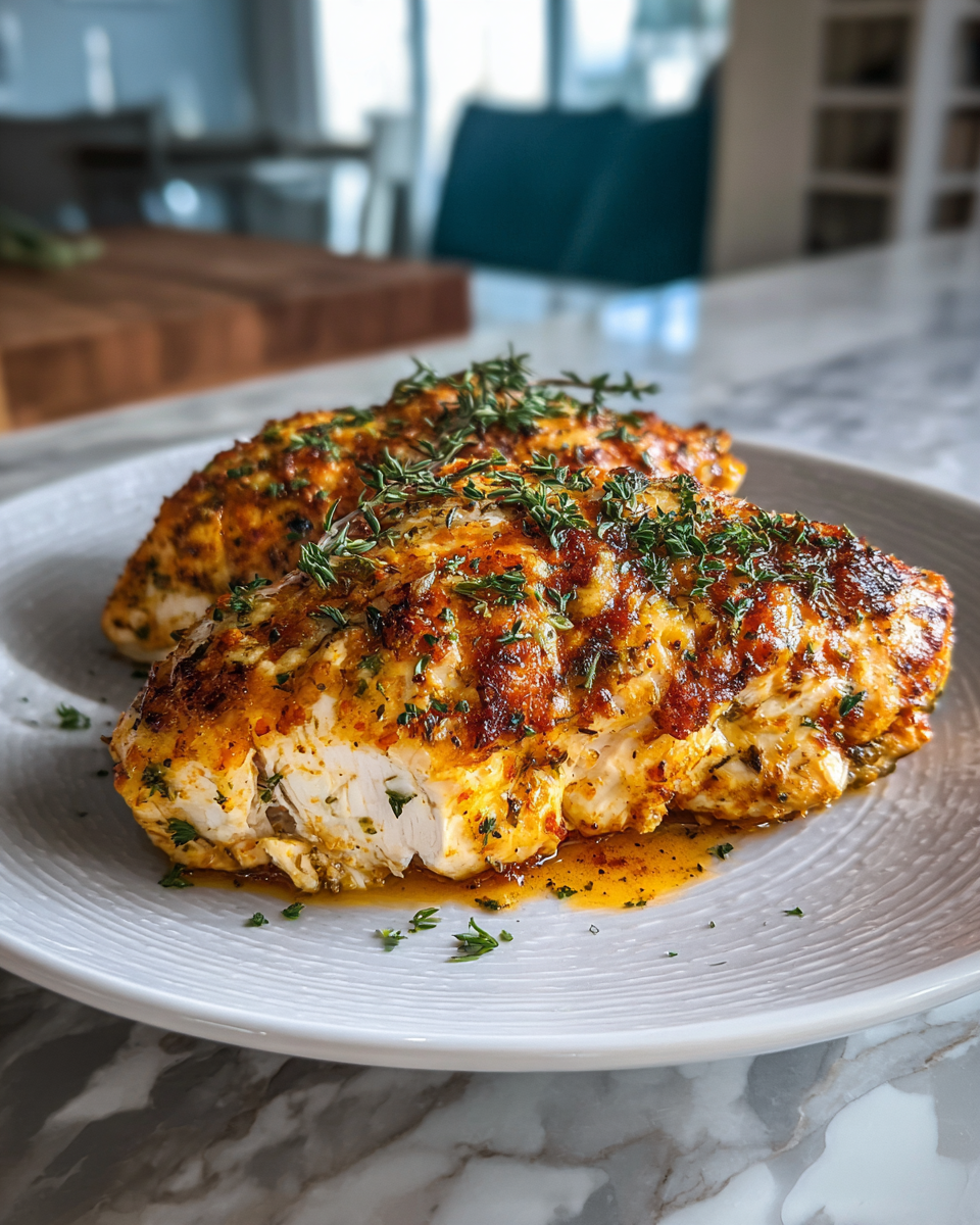 Savor the Flavor: Crockpot Garlic Parm Chicken Delight 6 Final dish - Savor the Flavor: Crockpot Garlic Parm Chicken Delight