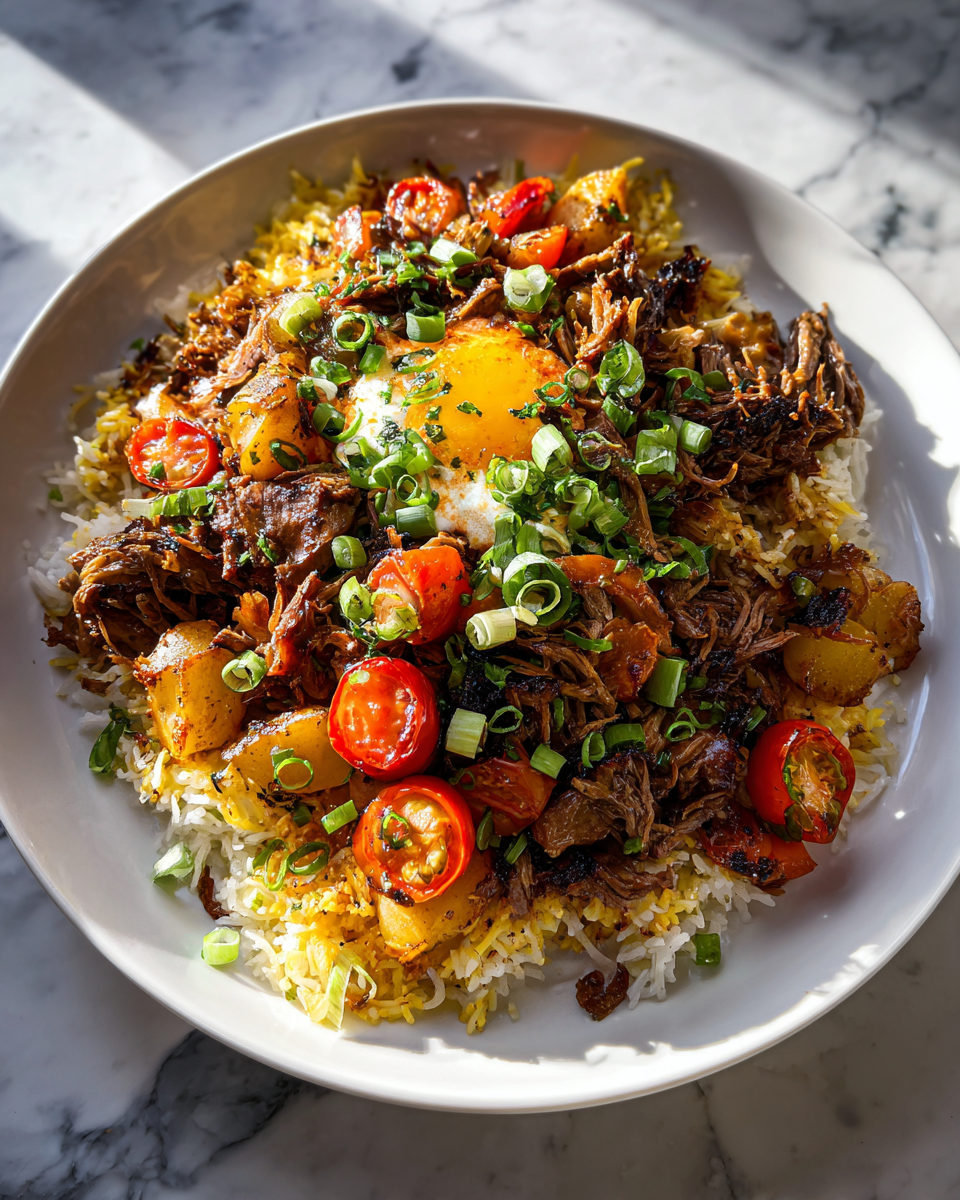 Final dish - Crockpot Loaded Steak and Potato Bake: A Hearty Dinner Delight