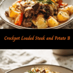 Crockpot Loaded Steak and Potato Bake: A Hearty Dinner Delight