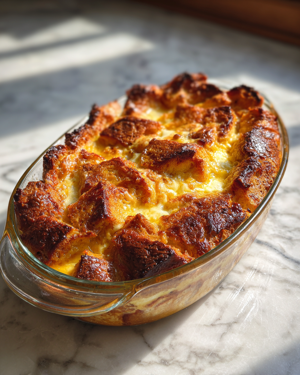 Final dish - Decadent Custard Bread Pudding: A Sweet Nostalgia Trip