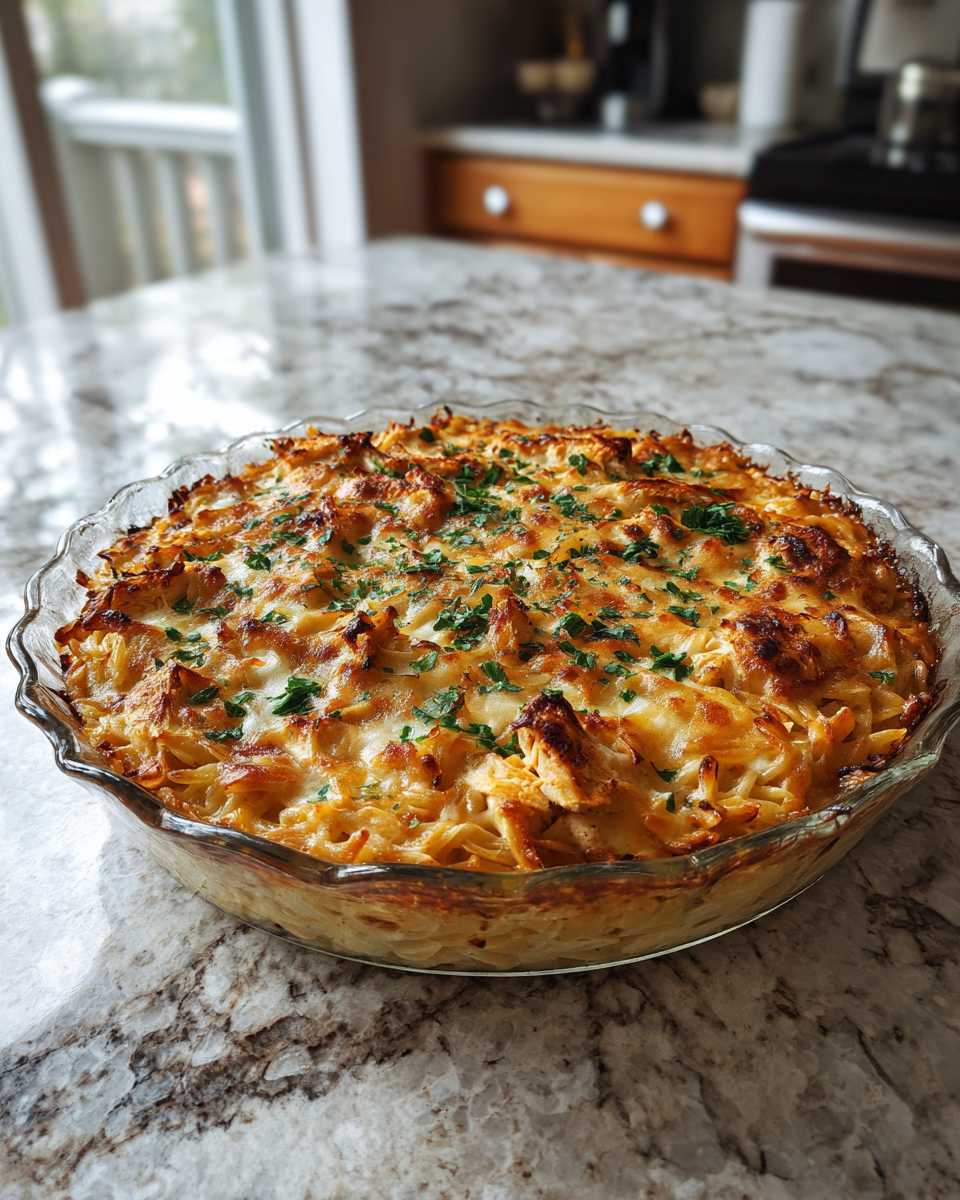 Unleash Comfort with a Savory French Onion Chicken Orzo Casserole Delight 6 Final dish - Unleash Comfort with a Savory French Onion Chicken Orzo Casserole Delight