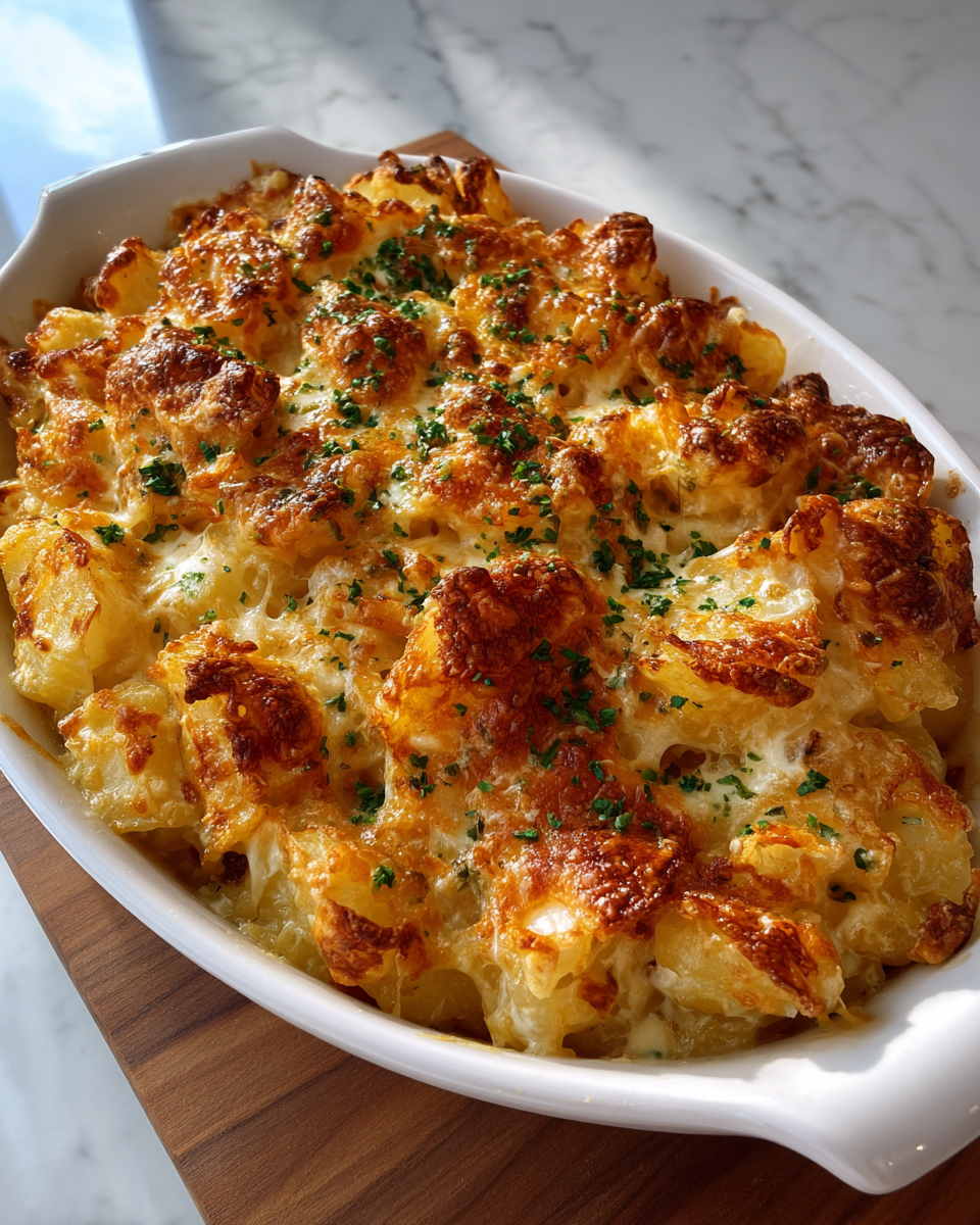 Final dish - Irresistible French Onion Funeral Potatoes: A Comfort Food Classic