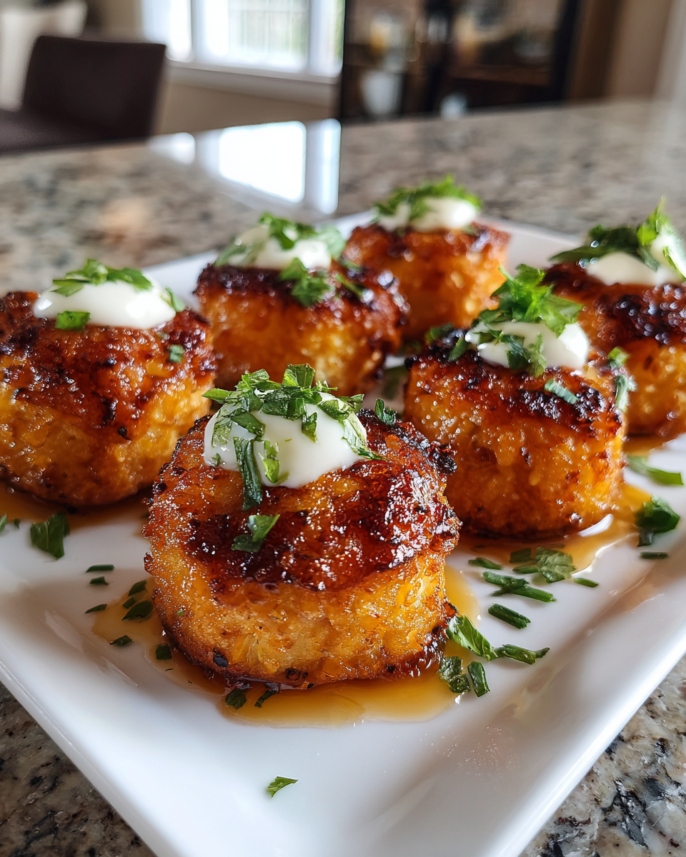 Irresistibly Sweet and Savory: Honey Butter Cornbread Poppers Delight 6 Final dish - Irresistibly Sweet and Savory: Honey Butter Cornbread Poppers Delight