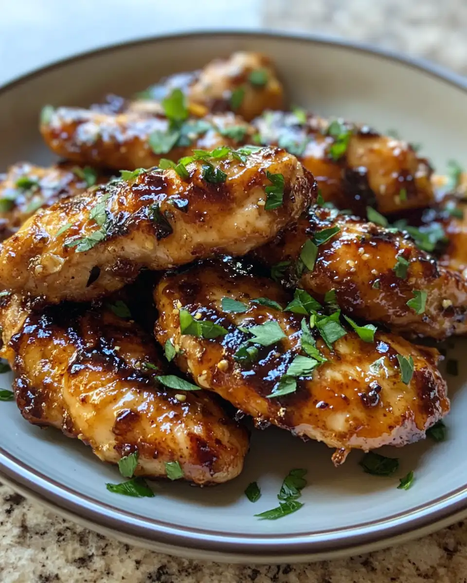 Final dish - Irresistibly Delicious Honey Butter Garlic Chicken Tenders That Will Make Your Taste Buds Dance