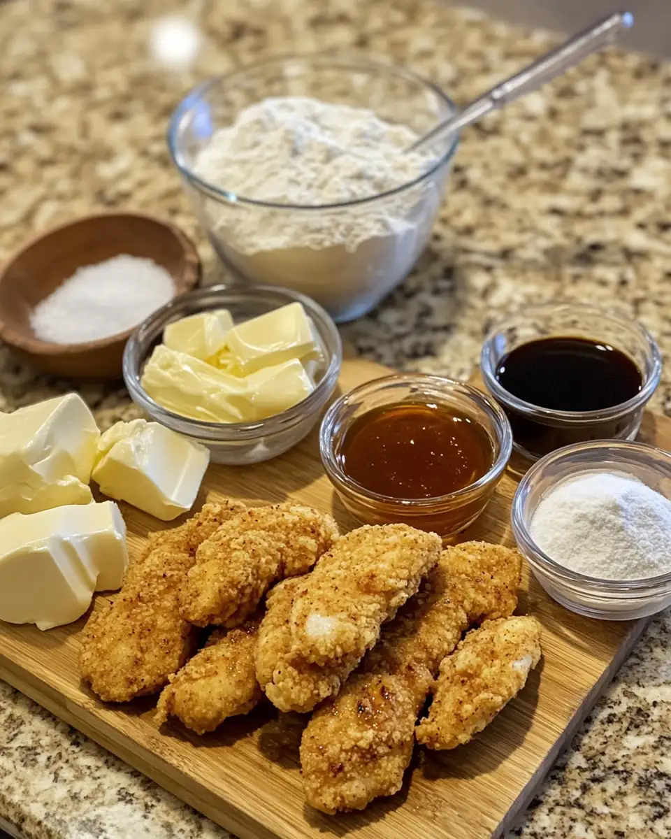 Ingredients for Irresistibly Delicious Honey Butter Garlic Chicken Tenders That Will Make Your Taste Buds Dance