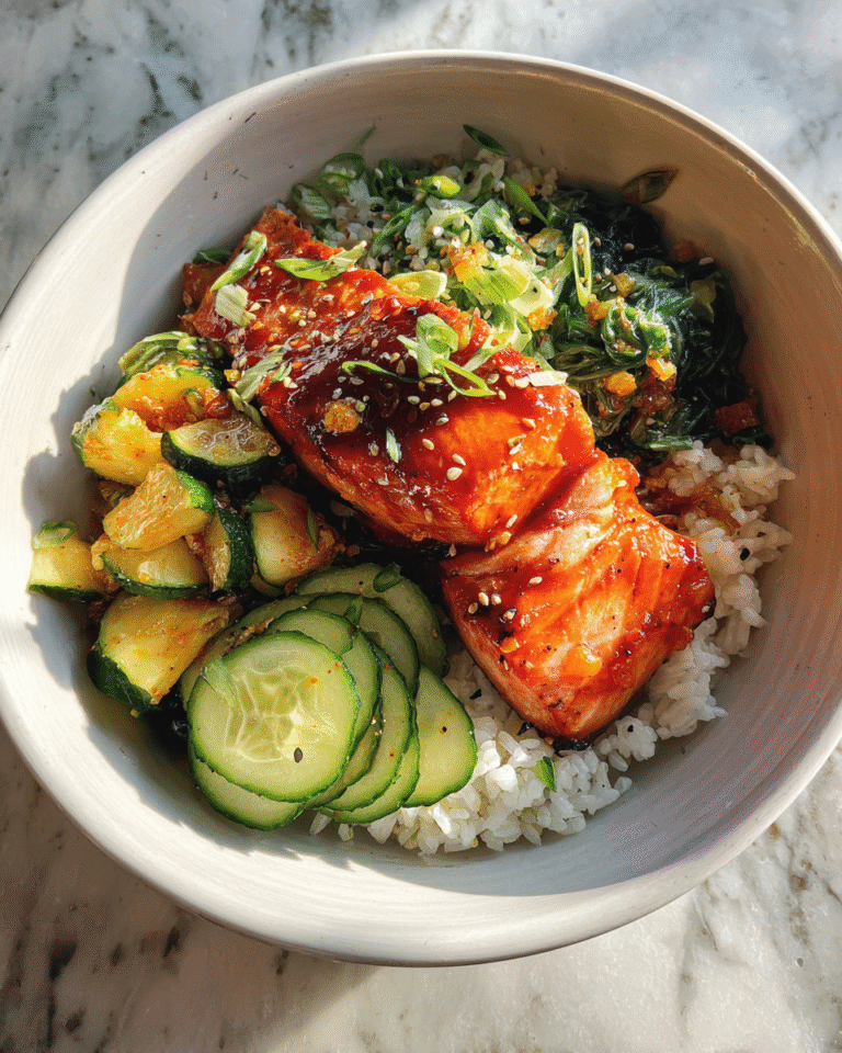 Savor the Sweet and Savory Delight of Honey Garlic Salmon Rice Bowls - Featured Image