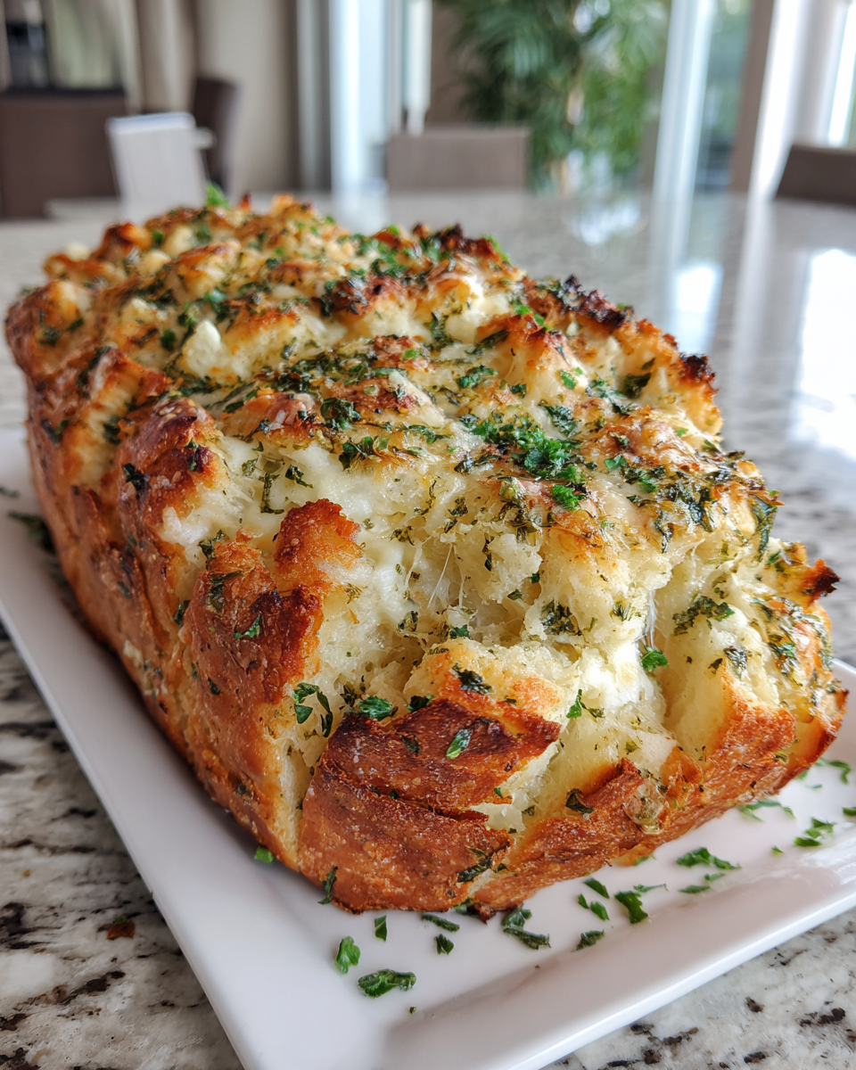 Final dish - Savor the Flavors: Italian Herb and Cheese Bread Delight