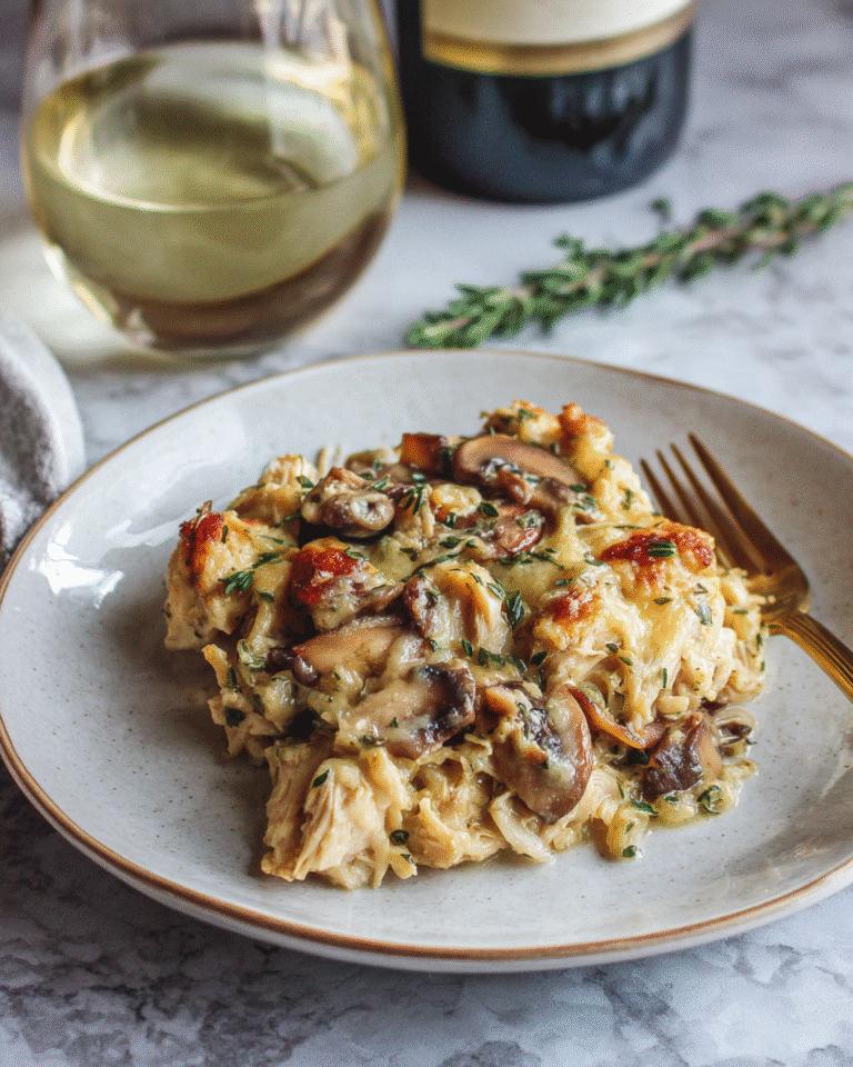 Savor the Flavor: Keto Garlic Mushroom Chicken Casserole Delight - Featured Image