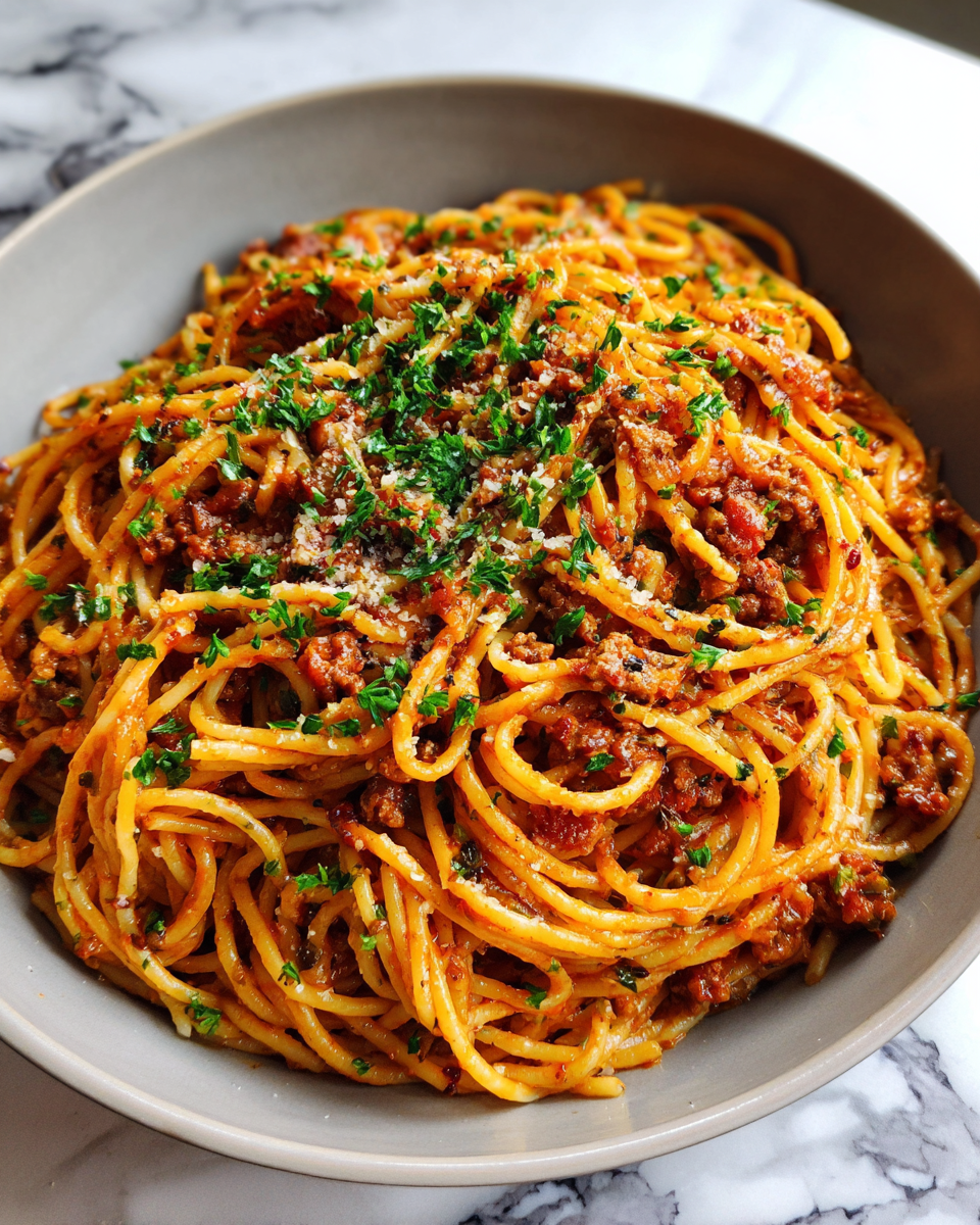 Final dish - Unveiling the Secret to Million Dollar Spaghetti: A Pasta Lover's Dream Come True