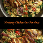 Monterey Chicken One Pan Orzo Magic for Easy Weeknight Dinners