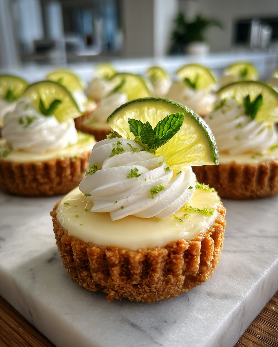 Irresistibly Tangy No-Bake Mini Key Lime Pies for a Sweet Escape 6 Final dish - Irresistibly Tangy No-Bake Mini Key Lime Pies for a Sweet Escape