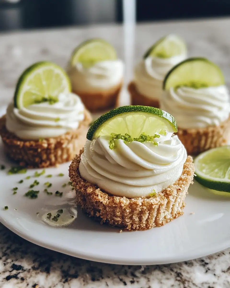 Final dish - Irresistibly Easy No-Bake Mini Key Lime Pies for a Zesty Treat
