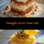 Tropical Bliss: Indulge in Pineapple Carrot Cream Cake Delight