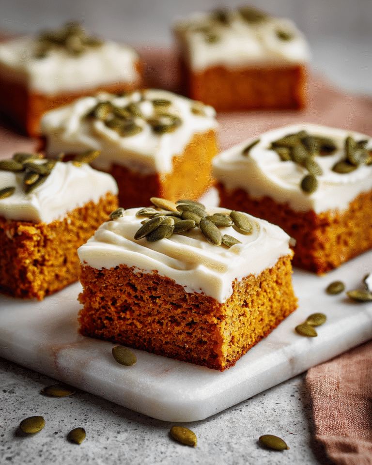 Irresistible Pumpkin Bars With Cream Cheese Frosting Delight - Featured Image