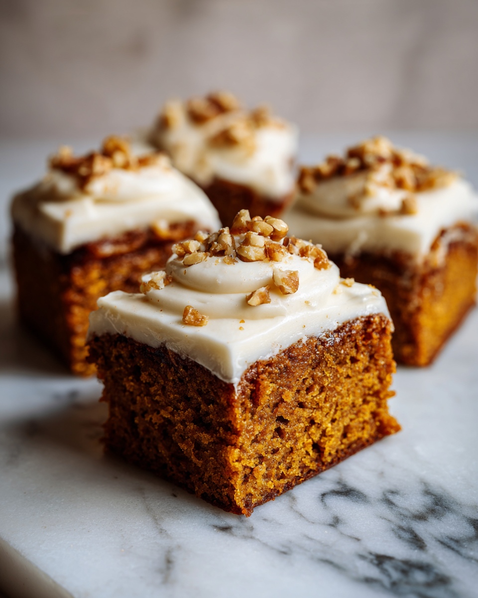 Irresistible Pumpkin Bars With Cream Cheese Frosting Delight 6 Final dish - Irresistible Pumpkin Bars With Cream Cheese Frosting Delight