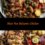 Savory Simplicity: Sheet Pan Balsamic Chicken Delight