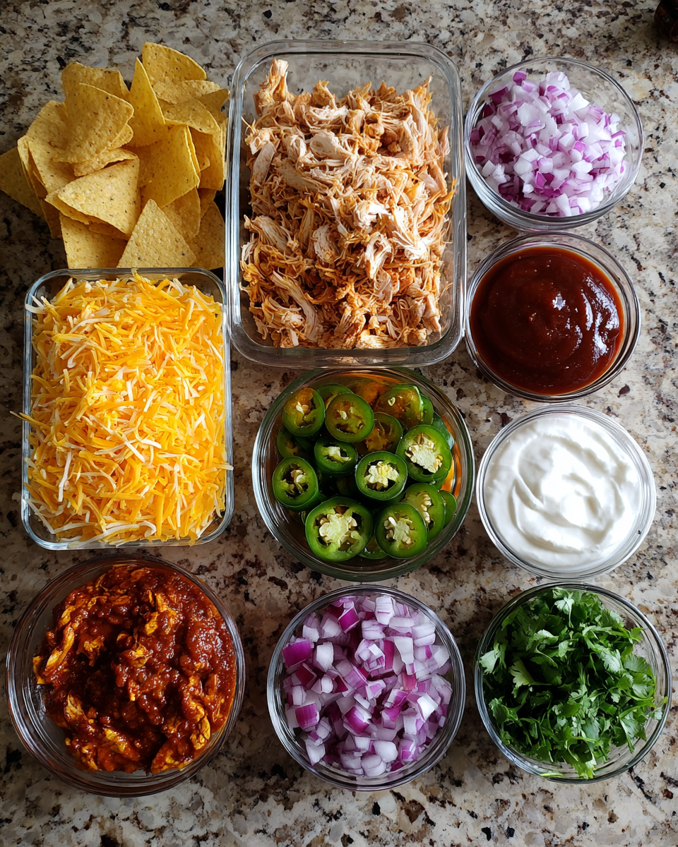 Sheet Pan BBQ Chicken Nachos: Your Ultimate Game Day Delight 4 Ingredients for Sheet Pan BBQ Chicken Nachos: Your Ultimate Game Day Delight