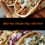Savor the Flavor: Sheet Pan Chicken Pitas with Fresh Herb Ranch Slaw