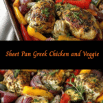Savor the Simplicity: Sheet Pan Greek Chicken and Veggies Delight
