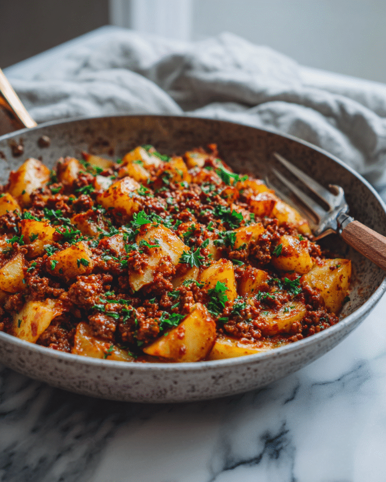 Sizzling Sloppy Joe Potato Skillet: A Comfort Food Twist - Featured Image