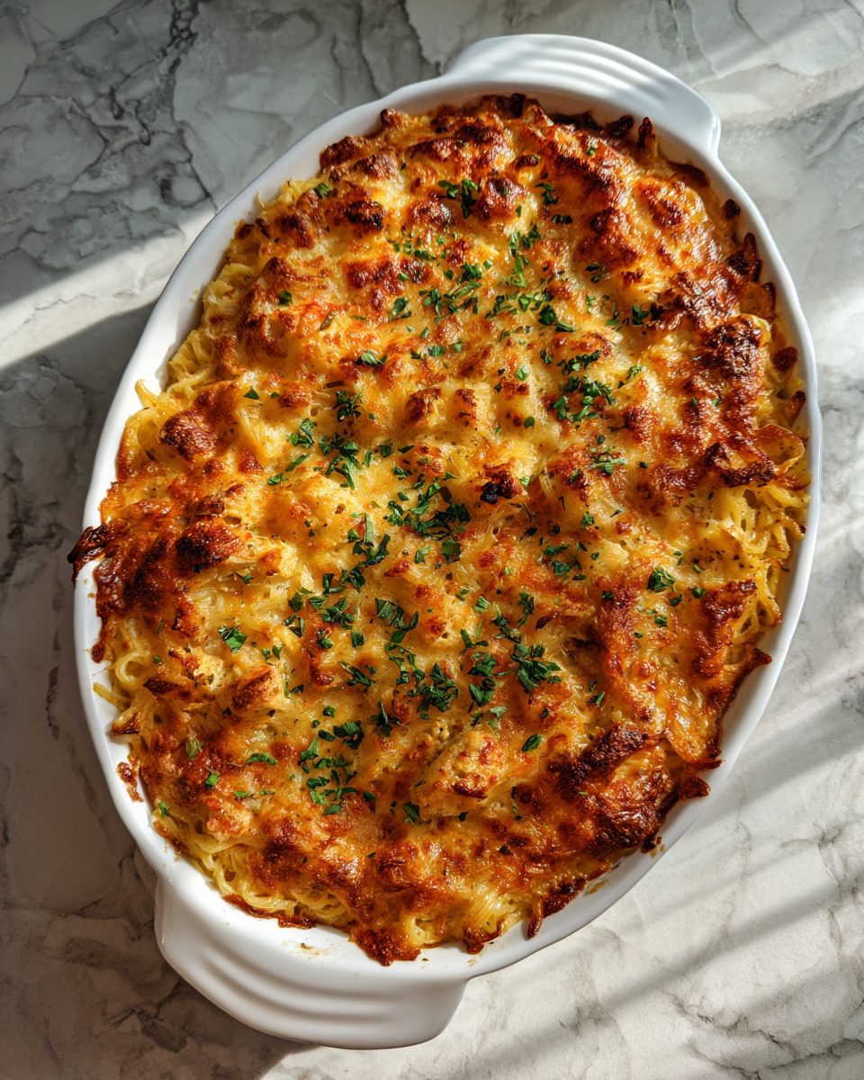 Ultimate Southern Comfort: Irresistible Chicken Spaghetti Casserole 6 Final dish - Ultimate Southern Comfort: Irresistible Chicken Spaghetti Casserole