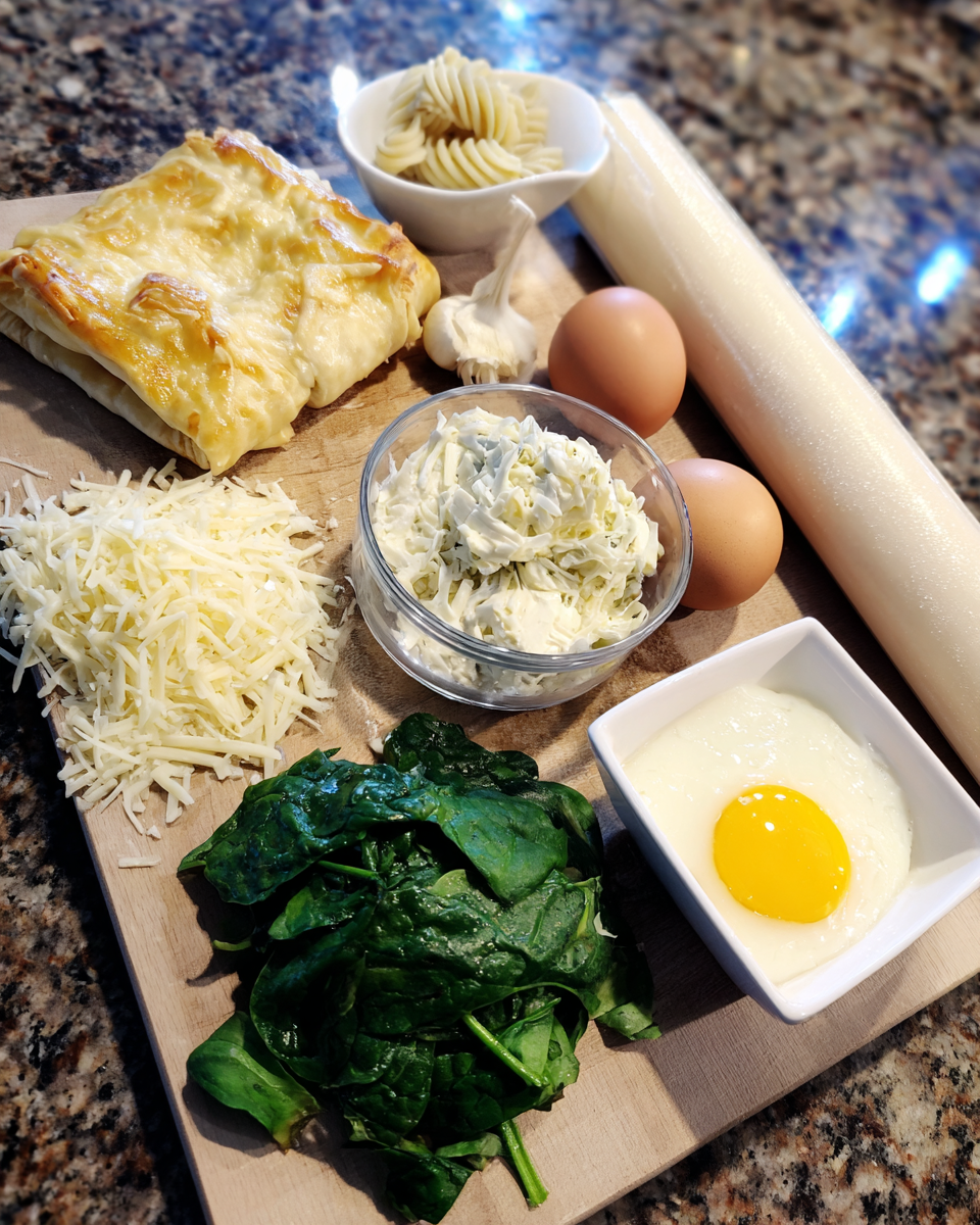 Ingredients for Unleash Flavor with Irresistible Spinach Artichoke Swirls