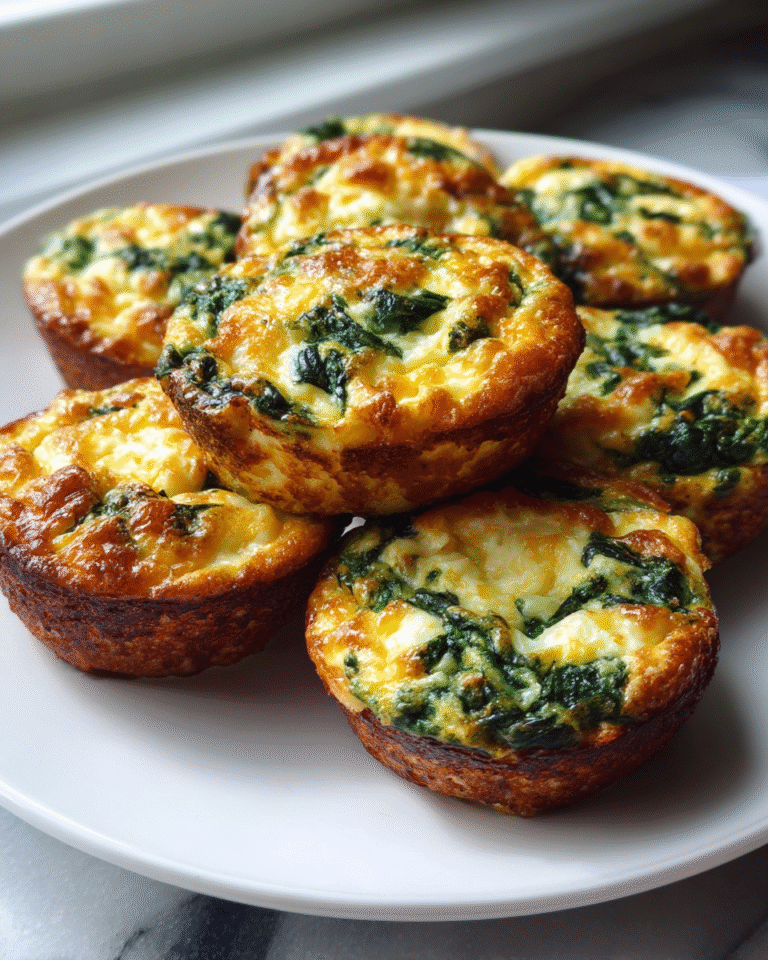 Mini Marvels: Irresistible Spinach Quiche Muffins - Featured Image