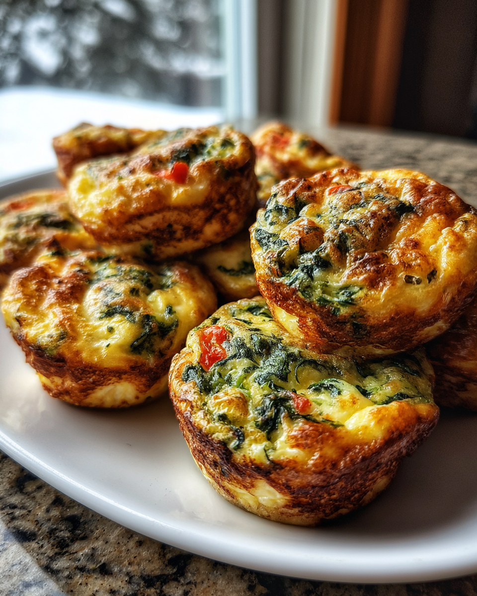 Final dish - Mini Marvels: Irresistible Spinach Quiche Muffins