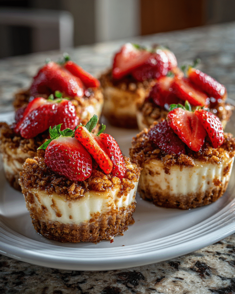 Irresistible Strawberry Crunch Cheesecake Cups: A Sweet Bite of Bliss - Featured Image