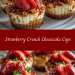 Irresistible Strawberry Crunch Cheesecake Cups: A Sweet Bite of Bliss