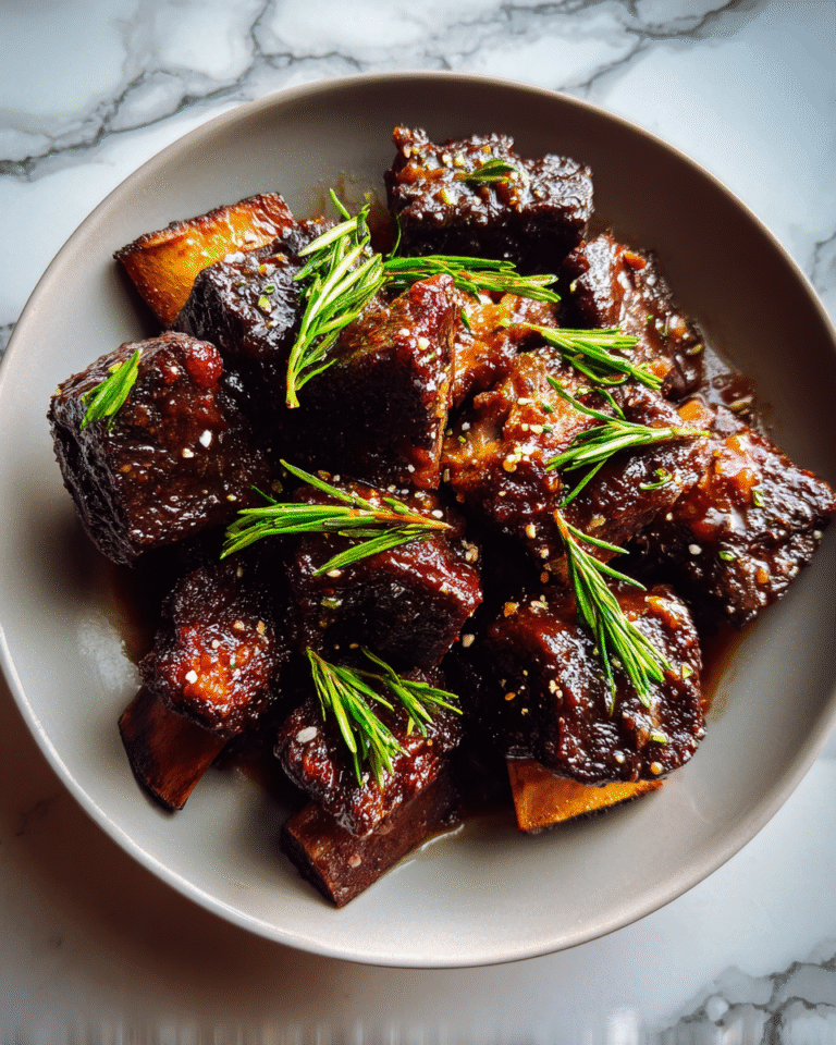 Melt-in-Your-Mouth Tender Crockpot Beef Short Ribs Recipe - Featured Image
