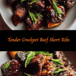 Melt-in-Your-Mouth Tender Crockpot Beef Short Ribs Recipe