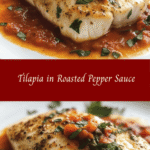 Tilapia in Roasted Pepper Sauce 🌶️🐟