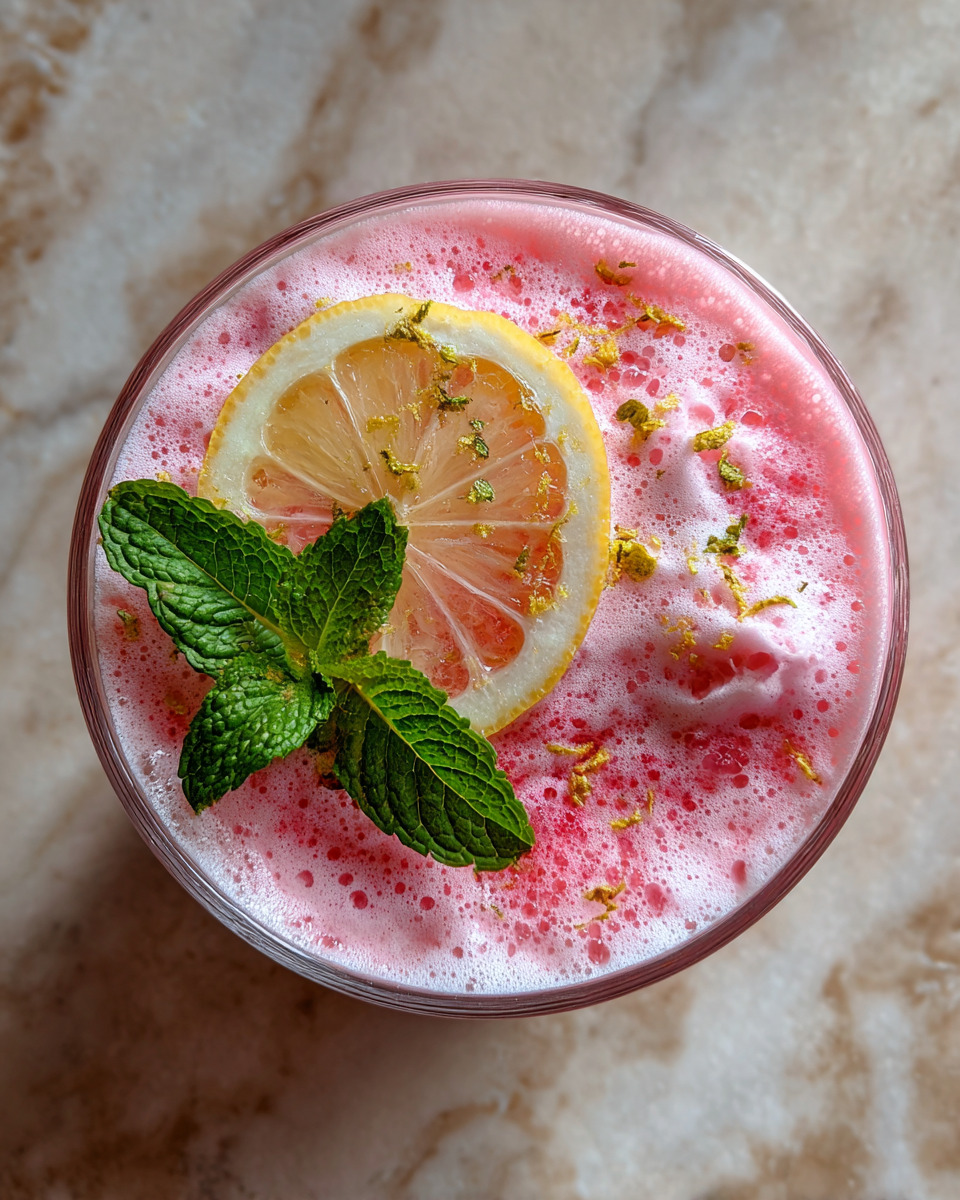 Final dish - Summer's Refreshing Secret: Whipped Pink Lemonade Delight