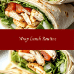 Wrap Lunch Routine: Easy & Flavorful 🥙🌿