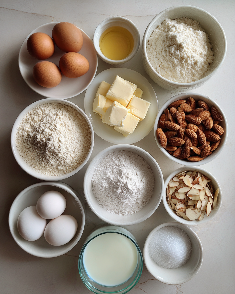 Irresistibly Flaky: Discover the Magic of Almond Croissant Cake 4 Ingredients for Irresistibly Flaky: Discover the Magic of Almond Croissant Cake