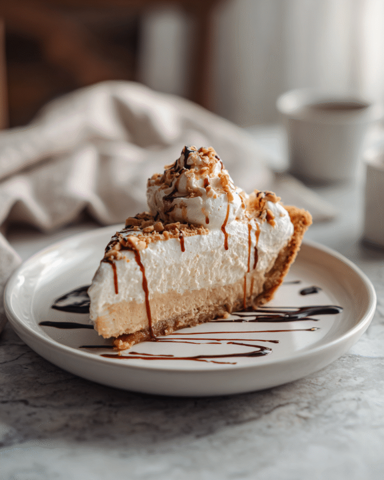 Heavenly Slice of Tradition Amish Peanut Butter Cream Pie Delight - Featured Image
