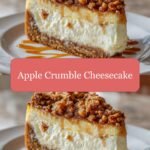 Irresistible Apple Crumble Cheesecake Delight