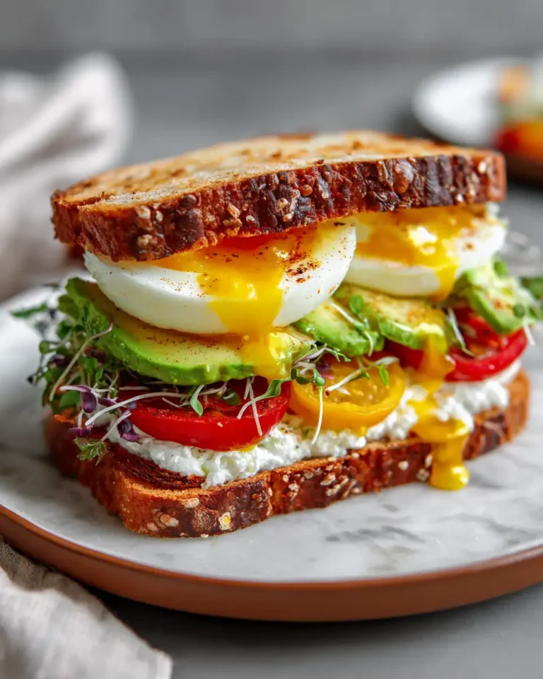 Savor the Ultimate Avocado Egg Crunch Sandwich Delight - Featured Image
